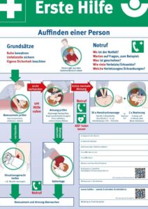 Kostenlose Erste Hilfe Aushang Vorlage zum Herunterladen - Optimal für ...