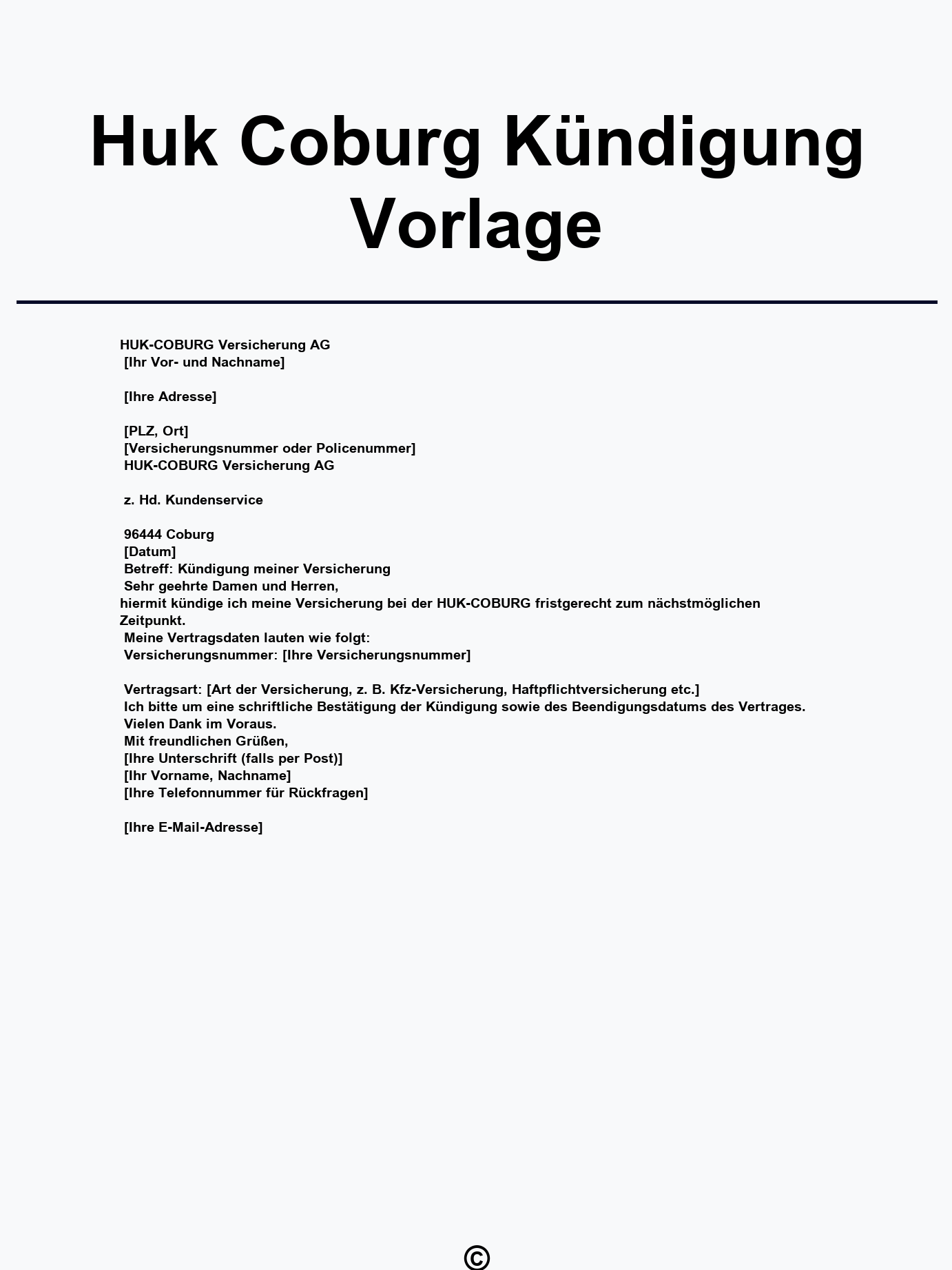 Huk Coburg Formulare Download
